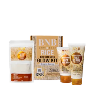 rice extract facial kit for bright & glowing skin